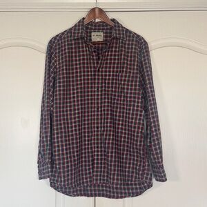 Uniqlo 100% Cotton Plaid Flannel Button Down Shirt - Mens XL (Fit's Like Large)